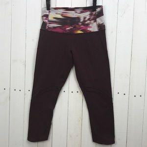 Lululemon maroon leggings